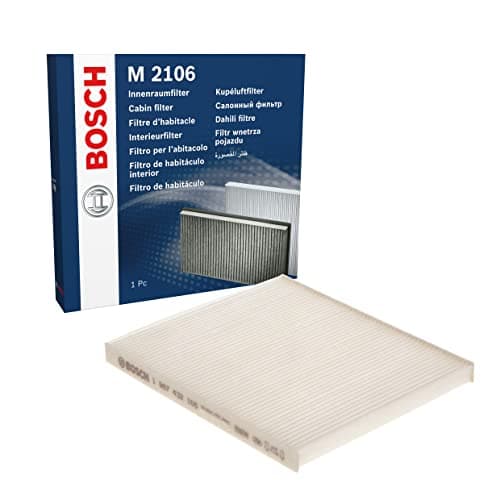 Image of Bosch M2106 Standard Cabin Filter, Replacement Filter - Filters Pollen and Dust for Cleaner Air Inside the Vehicle