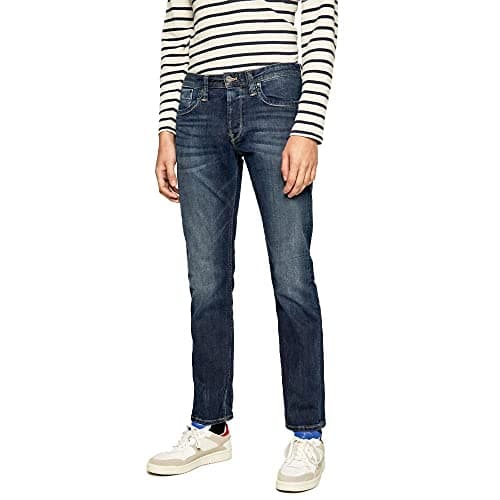 Image of Pepe Jeans Men's Cash Jeans, Blue (Denim-z45), 34W / 32L