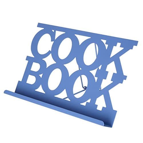 Image of Premier Housewares 507592 Cookbook Stand - Blue 18 x 30 x 18 cm