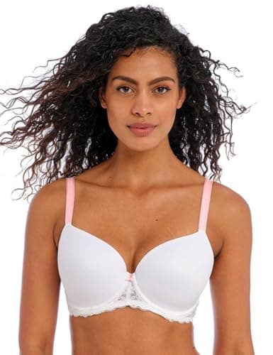Image of Freya Offbeat Moulded Demi T-Shirt Bra White White 30D