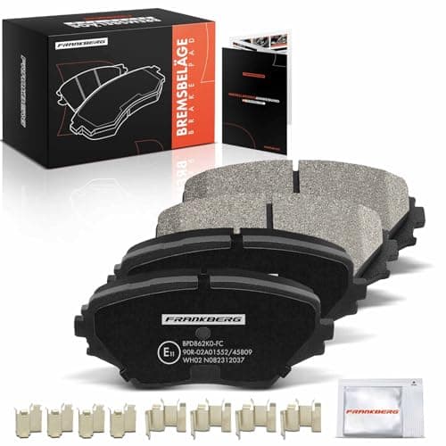 Image of Frankberg Brake Pad Set incl. 4x Pads Front Compatible with R.A.V 4 II A2 1.8 2.0 4WD 2.0 D 4WD 2000-2005 Replace# 0446542080,0446542110