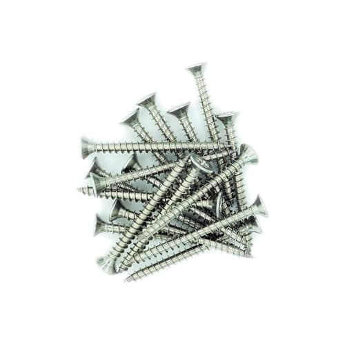 Image of 100x 4.0 x 80mm Chipboard Countersunk Head Wood Screws A2 Stainless Steel Chipboard Screws for Floorboards Wood Fences DIY Furniture & Repairs - Corrosion-Resistant and Durable