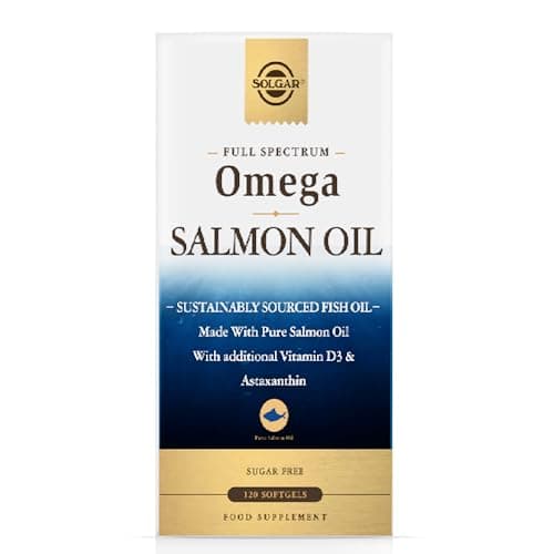Image of Solgar Full Spectrum Omega Softgels - Pack of 120 - Fish Oil Supplement for Immunity, Brain and Eye Health - with Omega 3, 6, 9, EPA & DHA - Vitamin D3 & Antioxidants