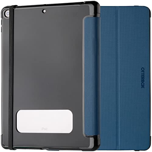 Image of OtterBox React Folio Case for iPad 10.2-Inch (8th Gen 2020 / 9th Gen 2021), Shockproof, Drop proof, Ultra-Slim Protective Folio Case, Tested to Military Standard, Blue