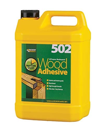 Image of Everbuild 502 D3 PVA Wood Adhesive - 5 Litre