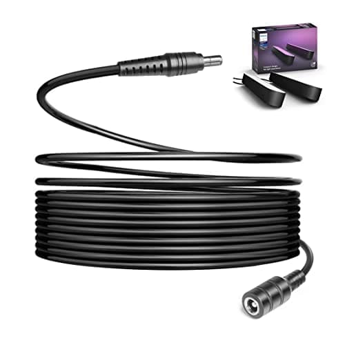 Image of Philips Hue Play Bar Extension Cable 5meters/16.4 feet Charging Cable for Hue Play Light bars 7820330U7 7820331U7 7820430U7 7820230U7 8718696170724 915005879201 Smart LED Lighting Power Cable