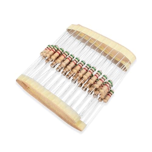 Image of Innfeeltech 50 Pcs 1W 5% Tolerance 5.1K Ohm Carbon Film Resistor Resistance for DIY Project and Experiments
