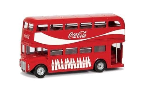 Image of Corgi Diecast Model Cars - GS82332 Coca Cola London Bus, Men, Women & Kids Souvenir Gifts from UK - Small Die Cast Toy Car Models for Boys, Gift for Motor Enthusiasts