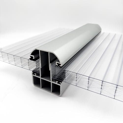 Image of Britshield Aluminum Self Supporting Rafter Glazing Bars Porch Canopy Glass Polycarbonate 8mm to 35mm