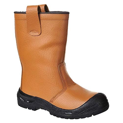 Image of Portwest FW29TAR43 Steelite Rigger Boot, Scuff Cap S3 CI, Regular, Size: 43, Tan
