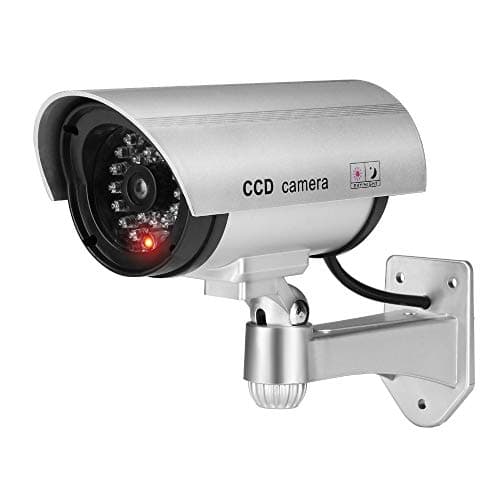 Image of BW Dummy Cameres 1100S Home Outdoor Dummy Dome Fake Security Surveillance Dummy CCTV Camera Silver