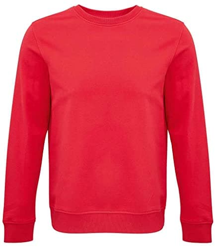 Image of COOZO Unisex Comet Organic Sweatshirt - Red - M