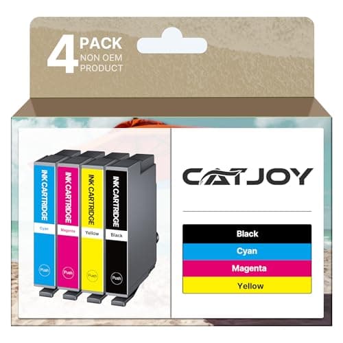 Image of CATJOY Compatible 603 XL Ink Cartridges Multipack for Epson Expression Home XP-3100 XP-4100 XP-2100 XP-2105 XP-3105 Workforce WF-2810 WF-2830 WF-2835 (Black Cyan Magenta Yellow,4-Pack)