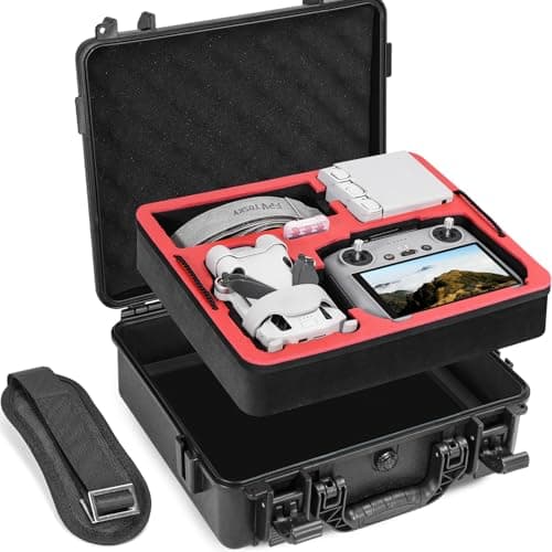 Image of FPVtosky Case for DJI Mini 4 Pro/Mini 3, Double-Layered, Waterproof, Accessories for RC/RC 2/RC-N1