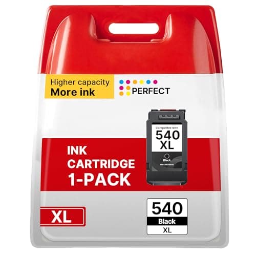 Image of 540XL Black Ink Cartridge Remanufactured for Canon 540 540XL Ink Cartridges Black PG-540 PG-540XL 540XL for Pixma TS5150 TS5151 MG3550 MG3650 MG3650s MG3200 MG3500 MG2250 MG3600 MG4250 MG3250 MX475