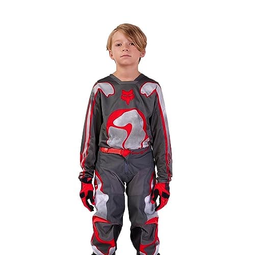 Image of Fox Racing Youth 180 Atlas Motocross Jersey, Grey/RED, Large