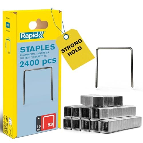 Image of Rapid High Performance Staples, No.53, Leg Length 16 mm, 5000202 - 2400 Pieces