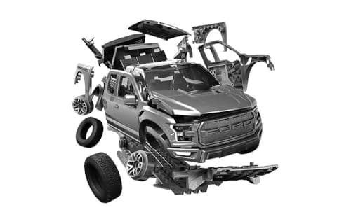 Image of Airfix - QUICKBUILD Model Car Kit - J6053 Ford F-150 Raptor Grey Building Kit for Kids 6+, Construction Toys for Boys, Model Making with No Glue - Classic Vehicle Gifts Plastic Craft Set