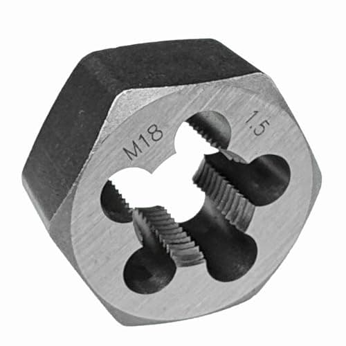 Image of Yamesh M18 x 1 .5 Hex Die Rethreading Die Thread Die Carton Steel For Right Hand