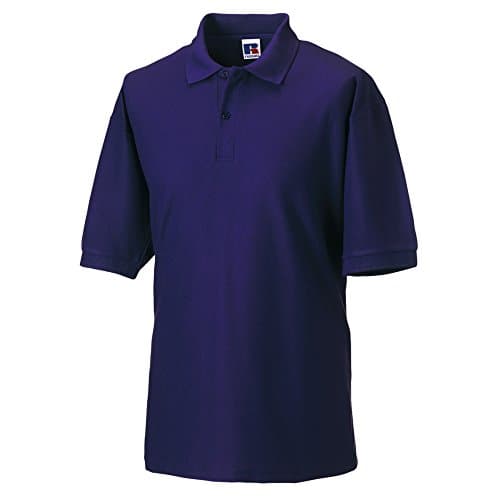 Image of Russell Mens Classic Short Sleeve Polycotton Polo Shirt (XL) (Purple)