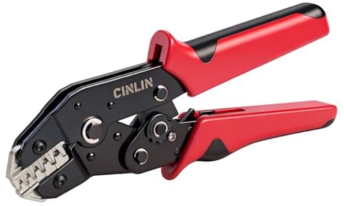 Image of CINLIN SN-68B Ratcheting Wire Crimping Tools for JST PH 2.0mm, XH 2.5mm, VH 3.96mm, JWPS 4.0mm Pitch, Dupont 2.54mm Pitch, Molex Style AMP JST TYCO Open Barrel Terminals, AWG28-16(0.08-1.5mm²)