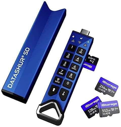 Image of iStorage datAshur SD I Encrypted USB Flash Drive with Removable iStorage microSD Cards (Sold Separately) I Password Protected I Secure Collaboration I FIPS Compliant