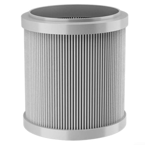 Image of Feeshoppher USB Air Purifier with HEPA Filter and Activated Carbon, 3-Stage Negative Ion Cleaner for Home Office Travel, Ultra-Quiet Portable Desktop Unit, USB-C Powered, White(Purifier filter)