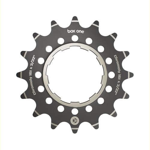 Image of BOX COMPONENTS Pinion 3/32" CNC Cr-Mo 16T Cog, Black