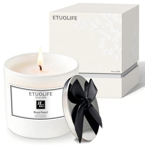 Image of Candles Gifts for Women Men,High-end Luxury Scented Candle Gift Aromatherapy Soy Wax Candles for Valentine's Day, Mother's Day, Wedding, Anniversary, Birthday, Christma Promotes Sleep Relieves Stress