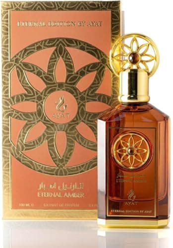 Image of Ayat Perfumes Eternal Amber Eau de Parfum – 100ml | Unisex Luxury Perfume | Spicy Woody Fragrance with Amber, Vanilla & Musk | Long-Lasting Arabic Perfume