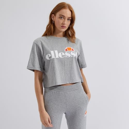 Image of ellesse Women's Alberta T shirt, Grey (Athletic Grey), 10 UK