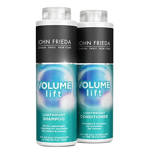 Image of John Frieda Volume Lift Lightweight Shampoo and Lightweight Conditioner Value Bundle, 2 x 500 ml, Haircare Value Pack for Fine, Flat Hair
