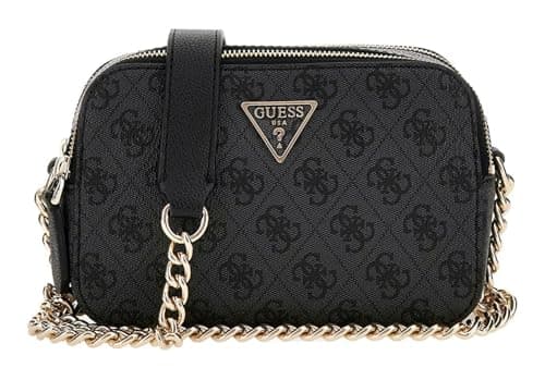 Image of GUESS Noelle II Crossbody Camera Bag Coal Logo