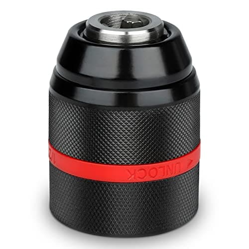Image of Keyless Drill Chuck, 1/2-20UNF Mount 2-13mm Hand Drill Chuck Adapter Self-Tighten Universal Manual Keyless Chuck
