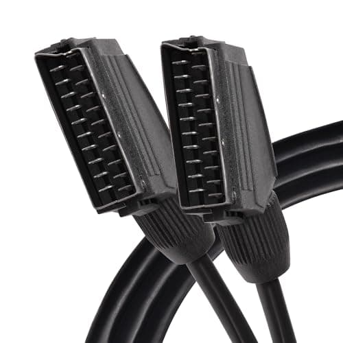 Image of Maplin SCART to SCART 21 Pin Male to Male Connectors Cable, 3m