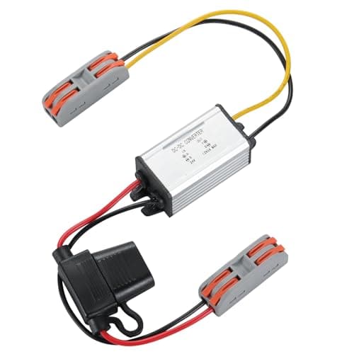 Image of 24V to 12V 5A 60W DC Converter | Over-Current/Voltage/Short Circuit Protection | IP67 Waterproof & Shock/Dust/Crush Resistant | Universal for Cars, Vans, Boats, Camping, RVs, Solar Systems