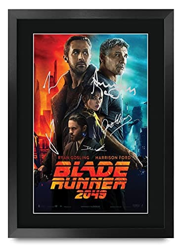 Image of HWC Trading Blade Runner 2049 Gifts Printed Signed Autograph Picture for Movie Memorabilia Fans - A3 Framed