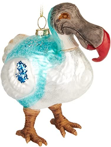 Image of BRUBAKER Christmas Bauble - Hand Painted Blown Glass Christmas Tree Decoration Figurines Crazy Deco Pendant - Tree Ball - Pelican