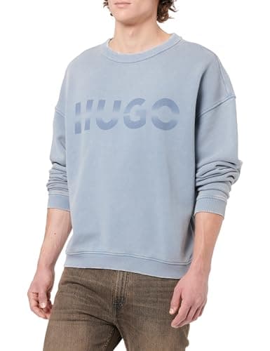 Image of HUGO Men's Nenzyew Sweatshirt, Open Blue, L