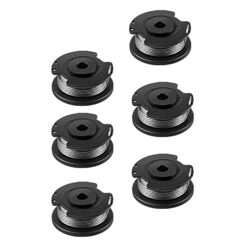 Image of MUFUSHAN 6Pcs Strimmer Wire for Bosch F016800569, Replacement Spool and Line Compatible with Bosch EasyGrasscut 23, EasyGrasscut 26, 18, 18-230, 18-260, 18-26