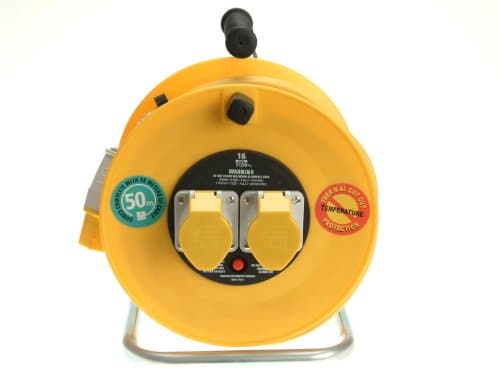 Image of Masterplug LVCT50162 110 Volt Cable Reel 50M 16amp