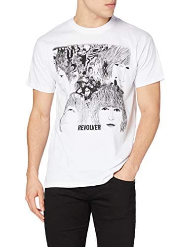 Image of Unknown Men's Revolver Album Cover T Shirt, White, S UK