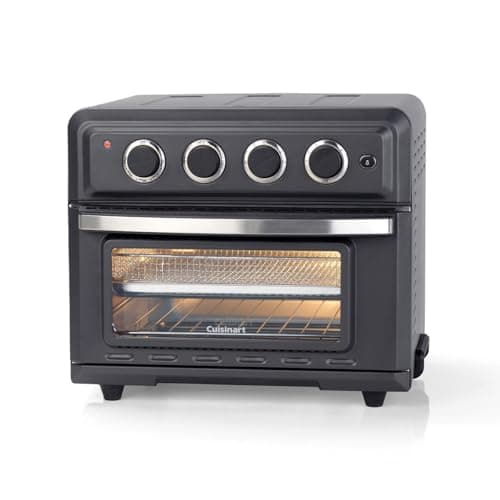 Image of Cuisinart Air Fryer Mini Oven, 7 in 1: Air Fry, Roast, Bake, Grill, Toasties, Toast & Keep Warm, 2 cooking levels, 17L large capacity, space for 12” pizza, 30% faster, Energy efficient