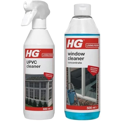 Image of HG UPVC Powerful Cleaner, Quick & Easy, For All Synthetic Materials, Ideal for Doors & Window Frames, Won’t Damage Surfaces – 500ml Spray (507050106)