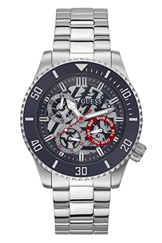 Image of GUESS Men Analog Quartz Watch with Stainless Steel Strap GW0488G1