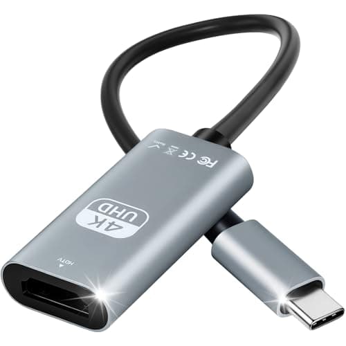 Image of AXFEE USB C to HDMI Adapter, 4K@30Hz Type C to Hdmi-Adaptar, Thunderbolt 3 to HDMI-Converter, Compatible with Phone 15 Series, MacBook Pro/Air, i-Pad Pro, Surface Book