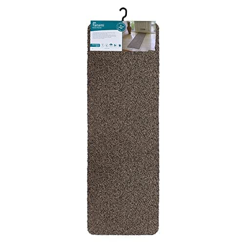 Image of JVL Tanami Two tone Fleck Barrier Runner Door Mat, Brown, 50 x 150 cm 01-885BR