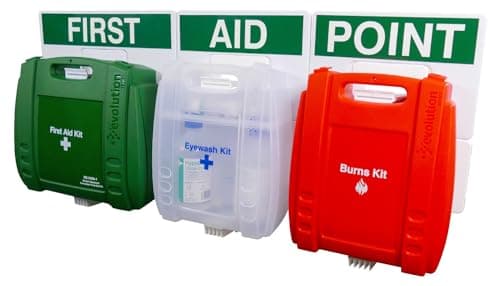 Image of Safety First Aid Group Evolution First Aid, Eye Wash & Burns Point, Large, 43cm x 91cm
