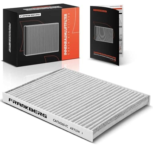 Image of Frankberg Cabin Air Filters with Activated carbon Compatible with B-Max JK B-Max Van JK Fiesta Saloon Fiesta V Van Fiesta VI CB1 CCN Fiesta VII HF HJ Replace# H1BH19G244AA
