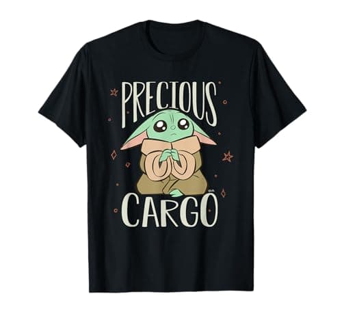 Image of Star Wars The Mandalorian Grogu Precious Cargo Cute T-Shirt